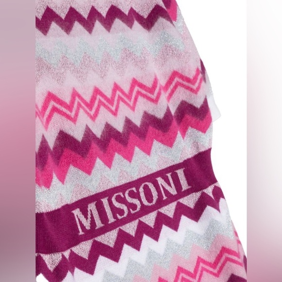 NWOT Missoni Kids
 zigzag-print short-sleeve dress - Picture 6 of 9